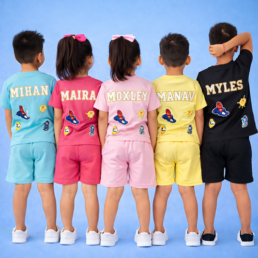 Custom Name Co-ord Set For Boys & Girls